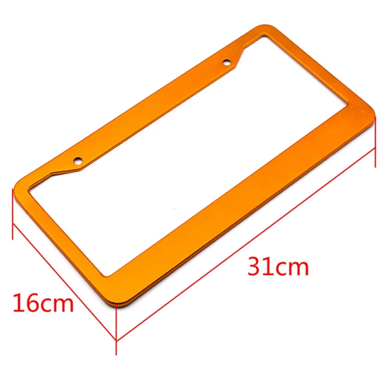 Универсальный алюминиевый автомобильный Стайлинг рамка номерного знака Power