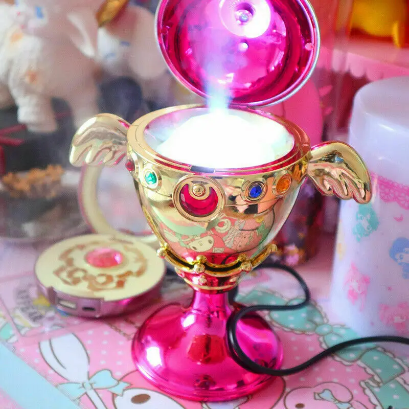 Figura de humidificador de Anime japon&eacute;s USB, arco&iacute;ris, Luna, c&aacute;liz, multiplicador, modelo coleccionable, juguete, accesorios de Cosplay, regalos de cumplea&ntilde;os para mujeres-4