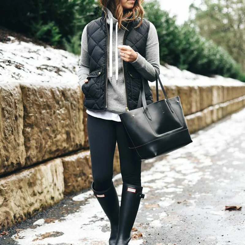 Женский осенне-зимний жилет женская модель пальто майки верхняя одежда на