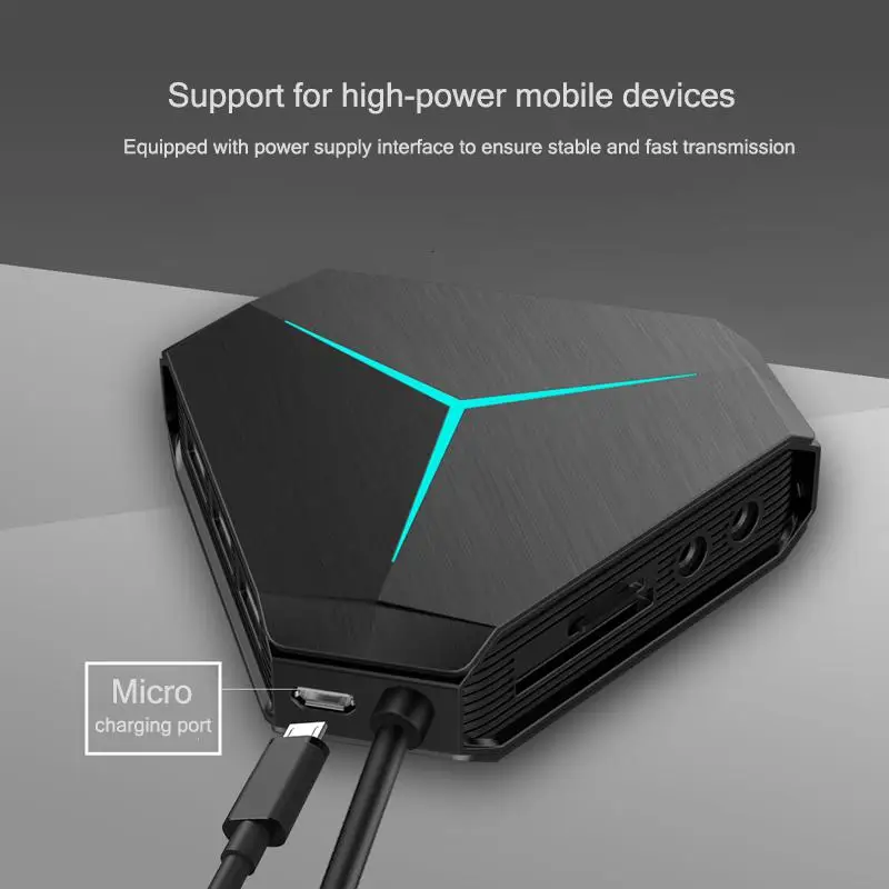 6 портов usb-хаб 1 м разветвитель кабеля с устройство для чтения карт SD TF Mic AUX