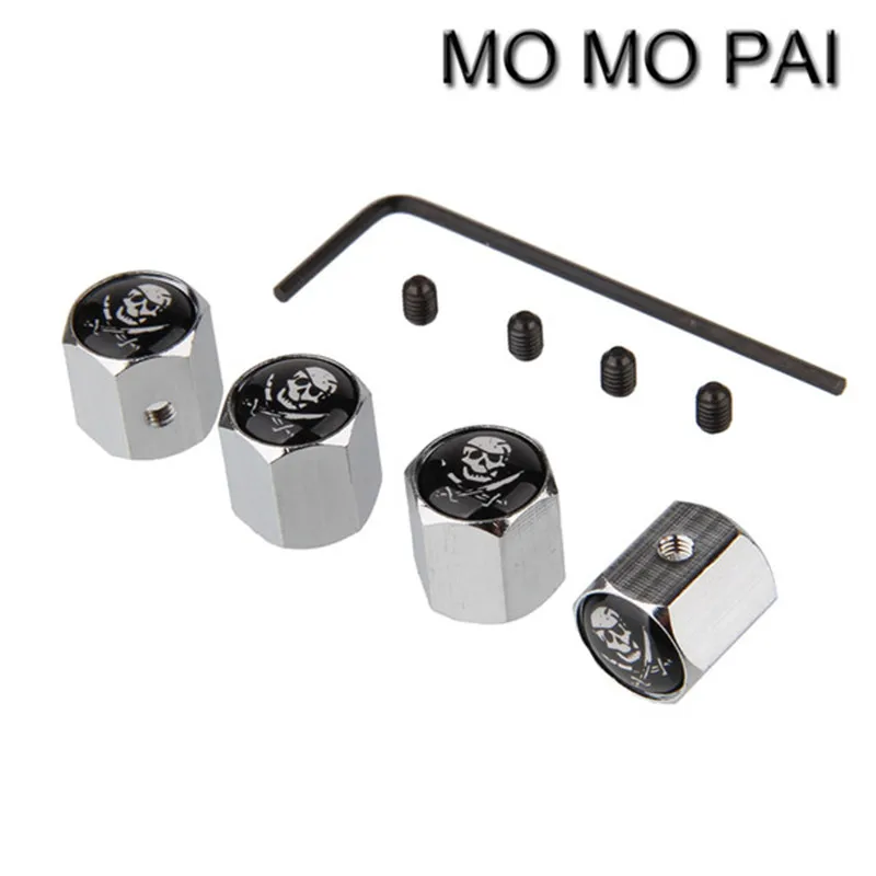 Водонепроницаемая нержавеющая сталь 4 шт. автомобильные клапаны для колесных шин