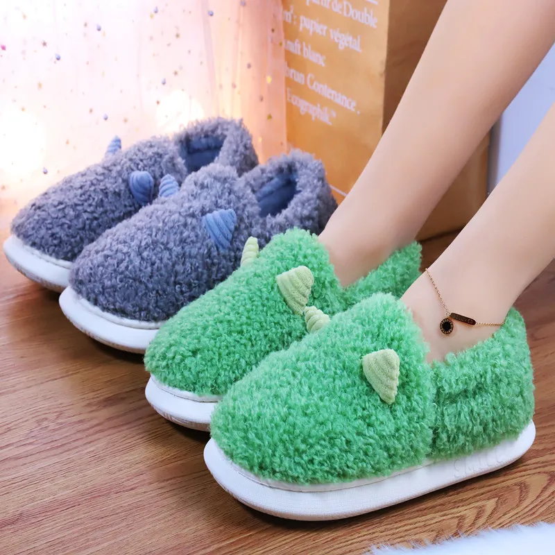 

Winter Shoes Women Low Heels All-Match Casual Female Sneakers New Short Plush Wedges Rome Slipper Slides Flock Leisure with