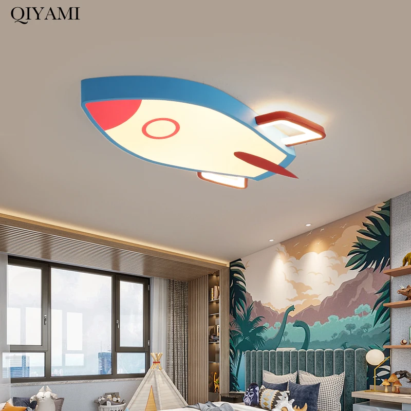 Самолет дистанционное управление затемнение лампы для детской спальни кабинет