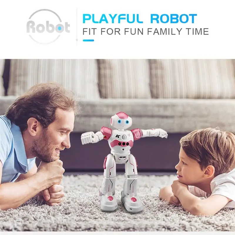 LEORY RC Robot Intelligent Programming Remote Control Robotica Toy Biped Humanoid Robot For Children Kids Birthday Gift Present enlarge