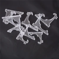 5pcslot new clear plastice coin medal gem badge golf post card easels coin display stand display plate holders