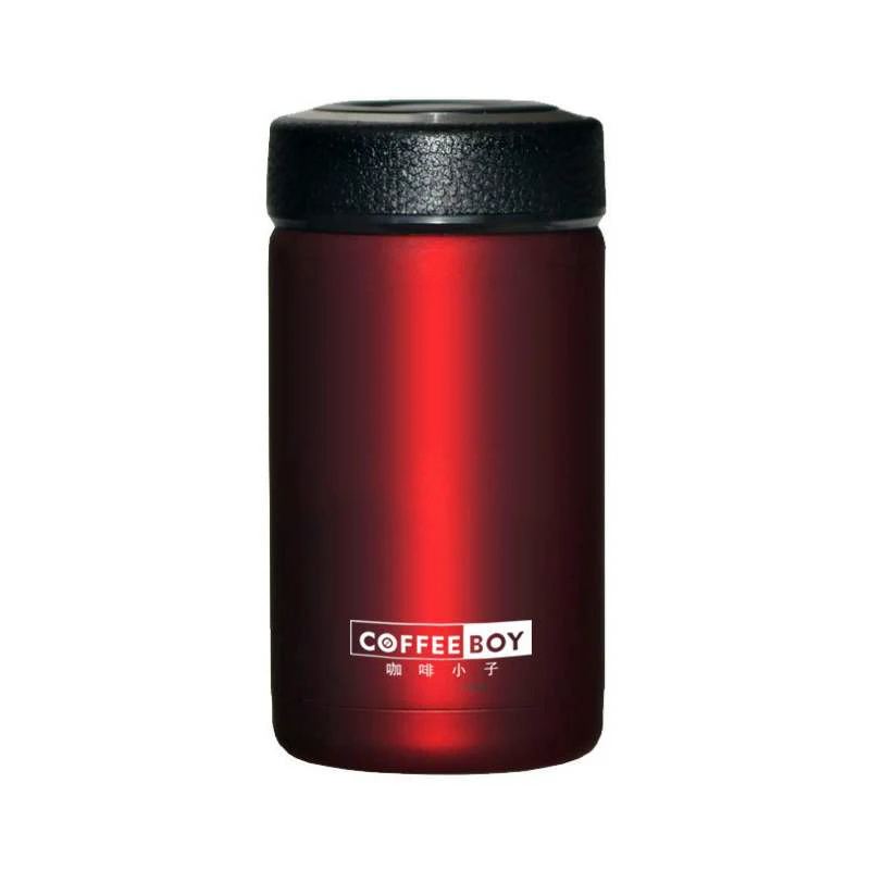 Coffee Boy 304 Stainless Steel Thermos Mug Thermo Cup Men Office Business Vacuum Thermal Bottle For Tea 380ml #BG01 thermocup | Дом и сад