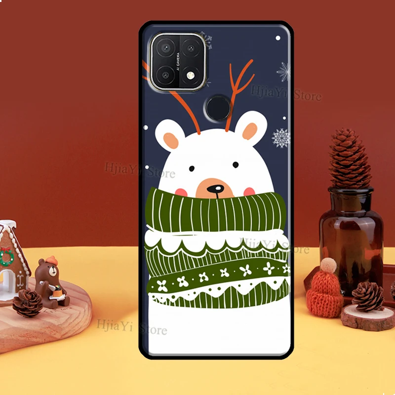 Чехол с надписью Merry Christmas Polar Beer чехол для телефона OPPO Reno 2 Z A83 A91 A93 A1K A15 A3S A5S A52 A72 A5 A9