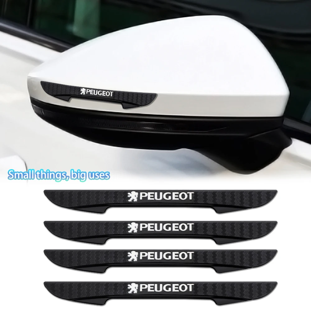 

4PCS Car Anti-Collision Strip Door Bumper Strip Guards Side Protector Sticker For Peugeot 206 207 307 3008 2008 308 ​Accessories
