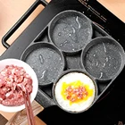 Стейк сковорода для омлета для аппарата для приготовления завтрака посуда четыре сковорода для жарки с кастрюля с антипригарным покрытием Яйцо Блин Стейк Пан Пособия по кулинарии яйцо