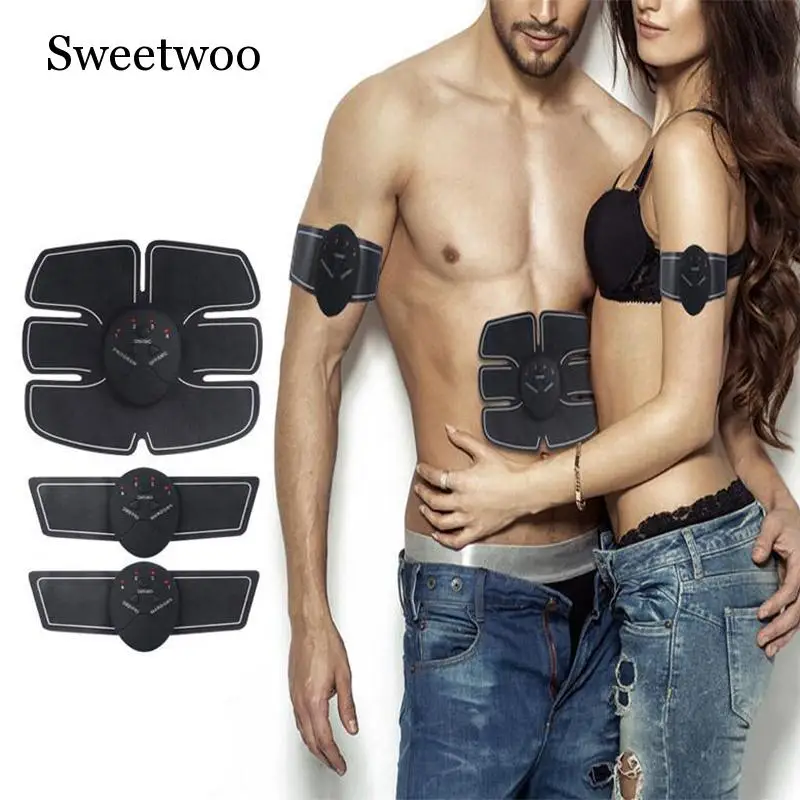 Мышцы Массажер обучающей Форма Fit Комплект ABS шести Pad брюшной электрический