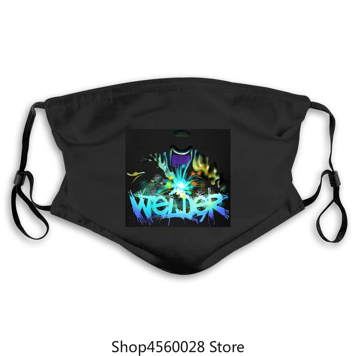 Wlders masque dessin Anime personnalisé hommes хип хоп Camiseta Masculina XXXL O cou coton masques lavable coupe v|Мужские