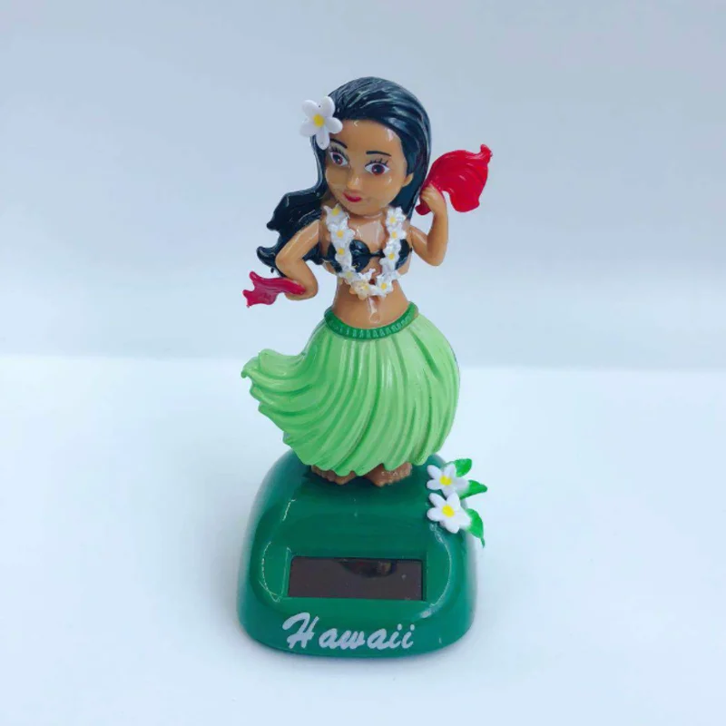 Игрушечный автомобиль на солнечной батарее с вибрирующей головой украшения для