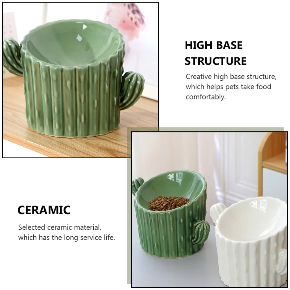 

1pc Pet Feeding Bowl Ceramic Pet Food Storage Bowl Pet Water Food Feeding Bowl