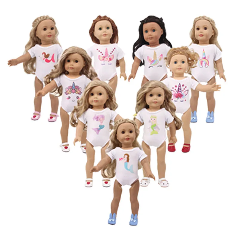 

Кукольные купальники и костюм для малышей, 10 комплектов, подходит для лета, для новорожденных 18 дюймов, подарки на день рождения, игрушки для...