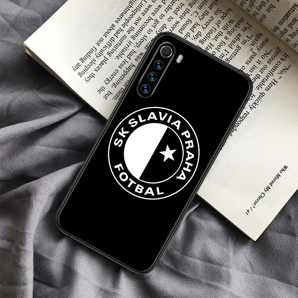 

Sk Slavia Praha Czech Republic Phone Case For Xiaomi Redmi Note 7 8 8T 9 9S 4X 7 7A 9A K30 Pro Ultra black Hoesjes 3D Bumper