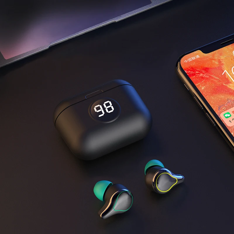 Беспроводные Bluetooth наушники DaoLXI мини вкладыши с шумоподавлением спортивные