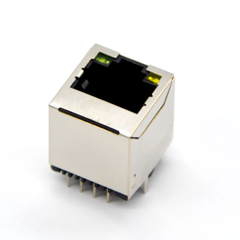 

Разъем RJ45 5224-8P8C с вертикальной лампой, 100 шт.