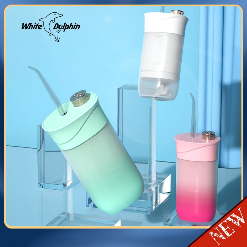 

Ирригатор полости рта White Dolphin, USB, аккумуляторный, с резервуаром для воды 200 мл, водонепроницаемый, для чистки зубов