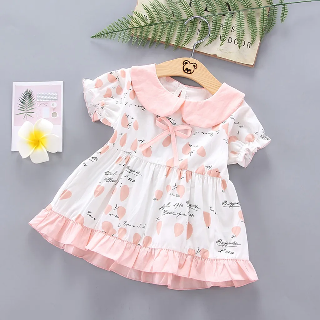 Корейская версия маленькое свежее платье для девочки летнее милое принцессы с