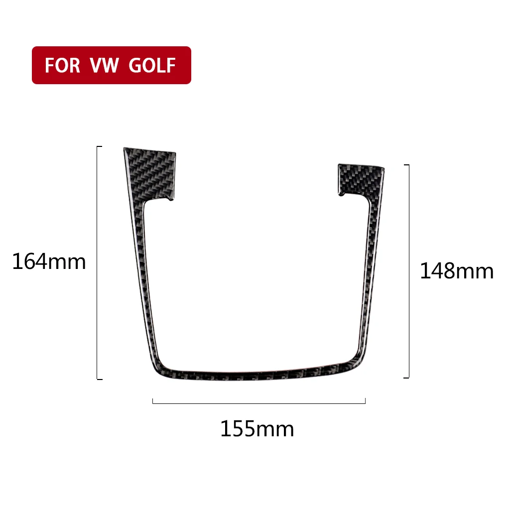 

Car Styling Accessories Carbon Fiber Trim Decorative Stickers For VW Golf 7 GTI R GTE GTD MK7 2013-2017 car sticker