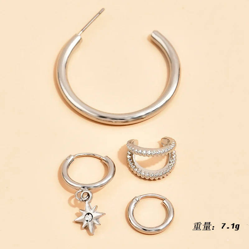 

Korean Earings Fashion Jewelry Statement Earrings Big Ear Hoop Earrings For Women Brincos Stud Earrings Pendientes Wholesale