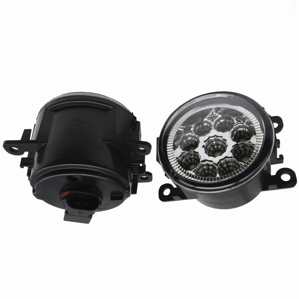 6000K 12V автомобильные Стайлинг DRL Противотуманные фары светодиодные для Mitsubishi L200