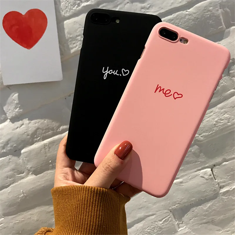 Чехол с узором любовь чехол для iPhone 5 5S SE 6 телефона 6s 7 8 8plus X XS Max XR матовая жесткая
