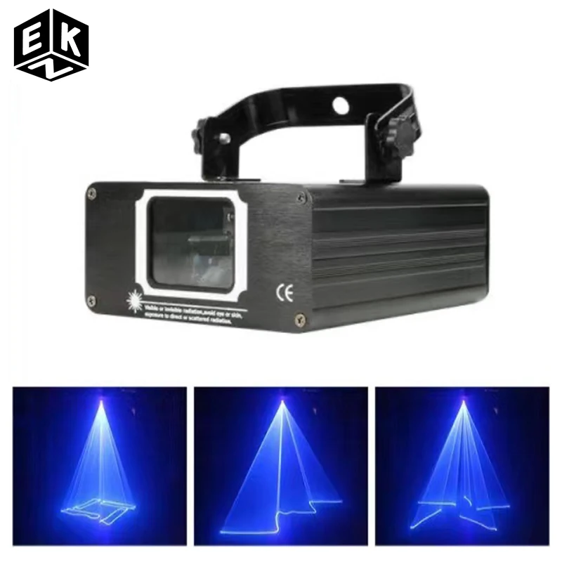 Mini Portable 500mW RGB Projector Laser Lights Disco KTV DJ Home Party DMX Beam Ray Scan Show Stage Lighting