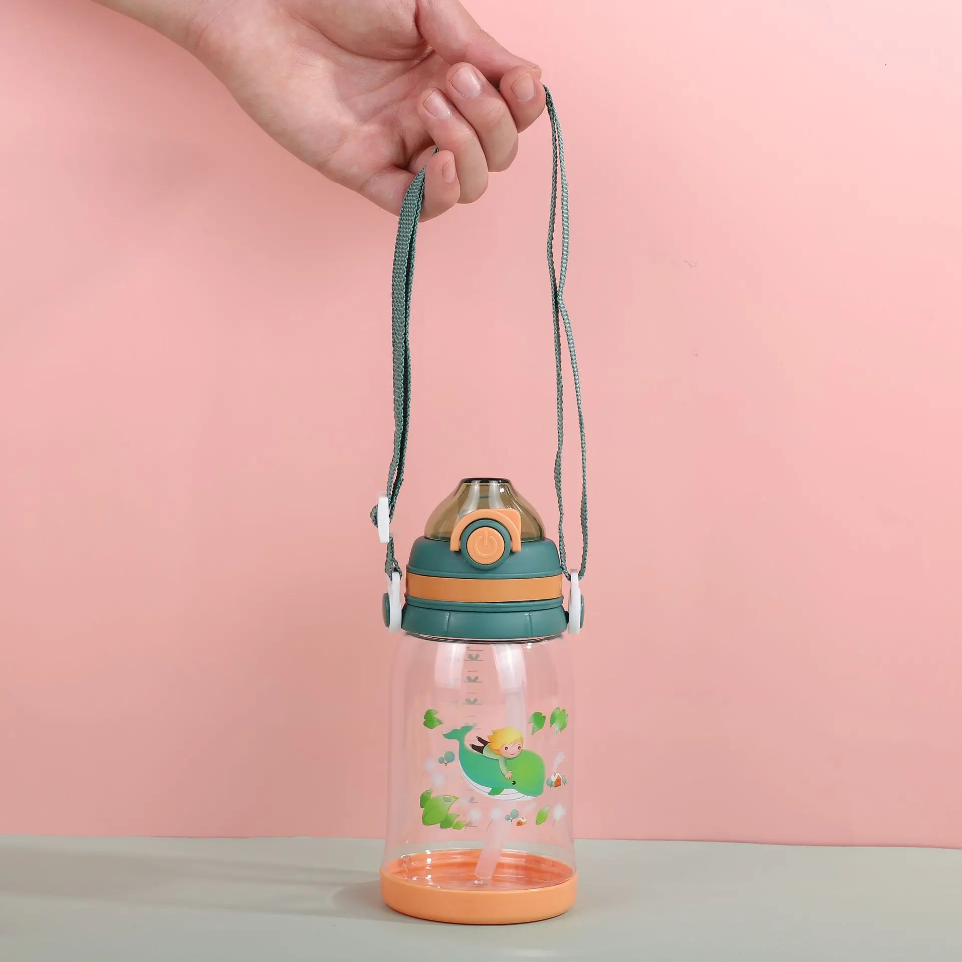 Детский стакан для улицы Детская школьная бутылка питьевой воды с мультяшными