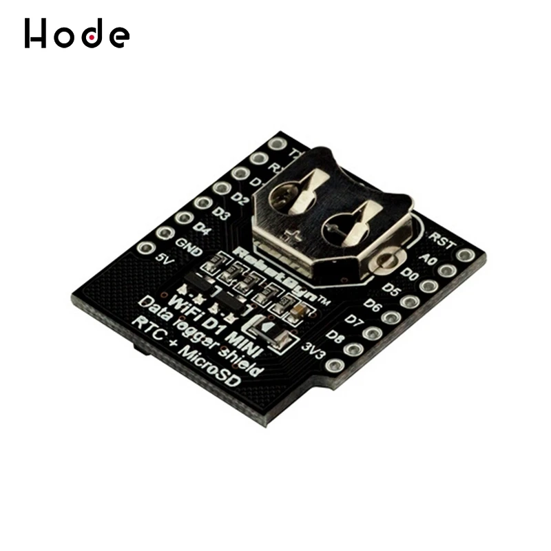 WEMOS D1 мини данные щит регистратора памяти Micro SD РТК DS1307Clock для Arduino Raspberry |
