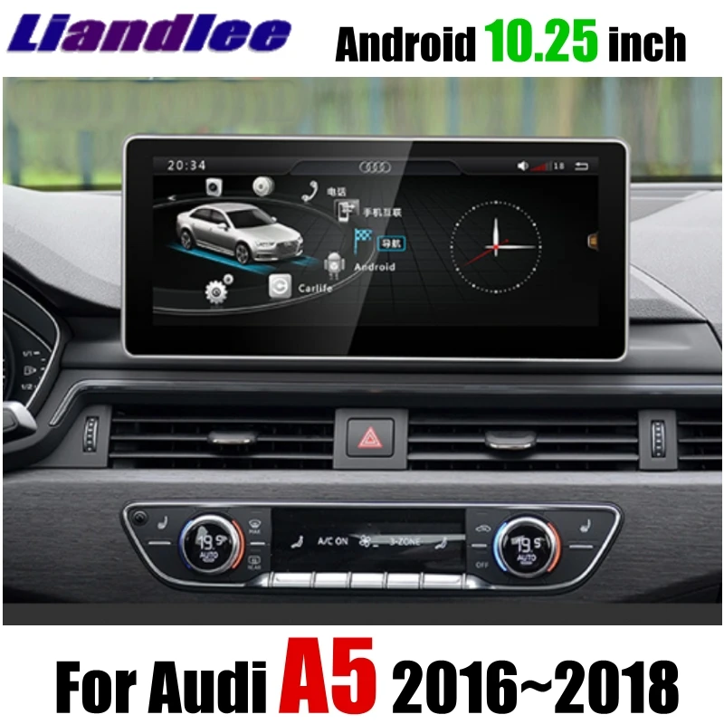 Liandlee автомобильный мультимедийный плеер NAVI 10 25 дюймов для Audi A5 F5 S5 RS5 2016 2017 CarPlay