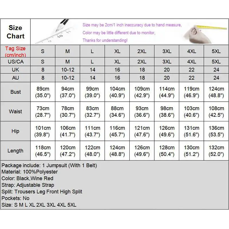 

Women Summer Jumpsuits Sexy Sleeveless V Neck Solid Wide Leg Pants 2021 VONDA Casual Ladies Office Overalls Plus Size S-5XL