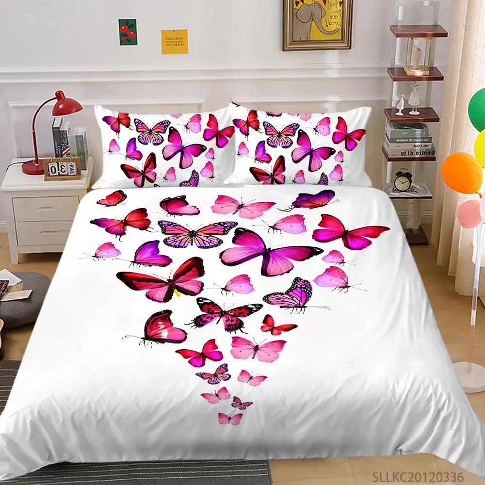 

Insect Duvet Covers 2/3pcs Kid Adult Bed Set with Pillowcases Comforter Cover Queen King Size Bedding Sets Dropship