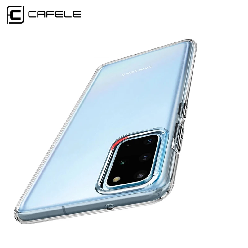 Cafele Прозрачный чехол для Samsung Galaxy S20 plus ультра прозрачный мягкий из ТПУ|Бамперы| |