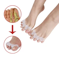1 pair2 pcs silicone hallux valgus corrector toe separators bunion correctors foot finger splitter thumb spacer feet spreader