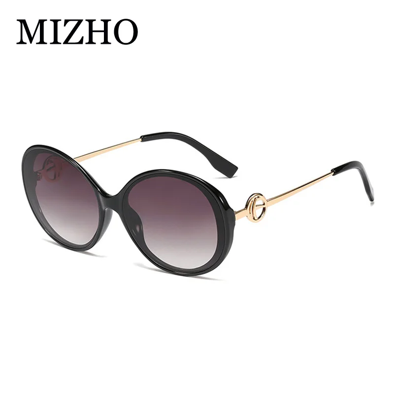 Модные Овальные Солнцезащитные очки MIZHO 2020 женские роскошные брендовые