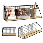 Домашний настенный стеллаж для хранения декор настенная полка организация для кухни спальни детской комнаты DIY настенное украшение деревянный держатель