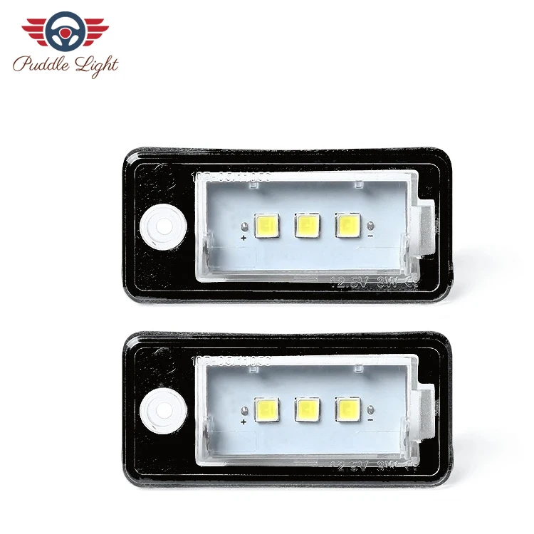 3 SMD 2x18 светодиодный номерной знак светильник лампа для Audi A3 S3 A4S4 S4 B6 B7 A5 S5 A6 C6 S6 A8 S8 Q7 RS4 RS6 Плюс/ОО - Испускаемый цвет: 3 SMD