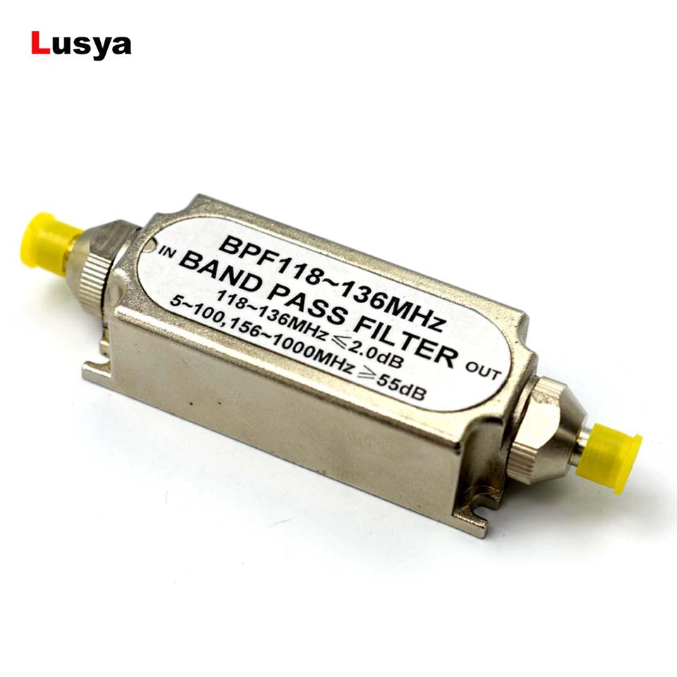 SMA Bandpass Filter BPF для авиационного диапазона 118-136 МГц 118-138 | Электроника