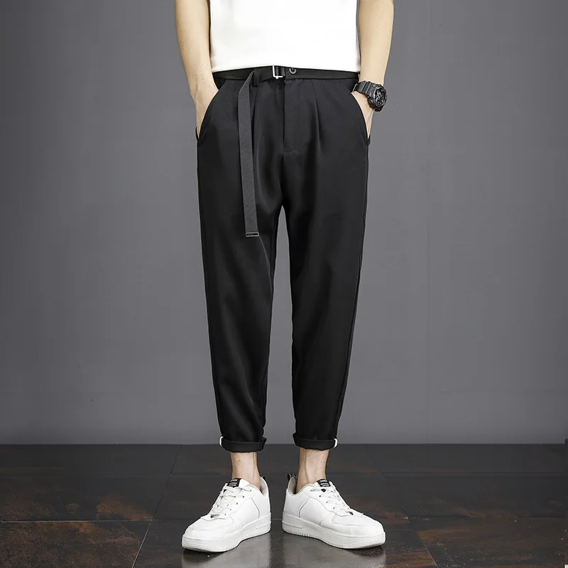

Men's Joggers Harem Pants Man Black Comfortable Pant Summer Casual Streetwear Loose Trouser Japanese Male Sweatpants