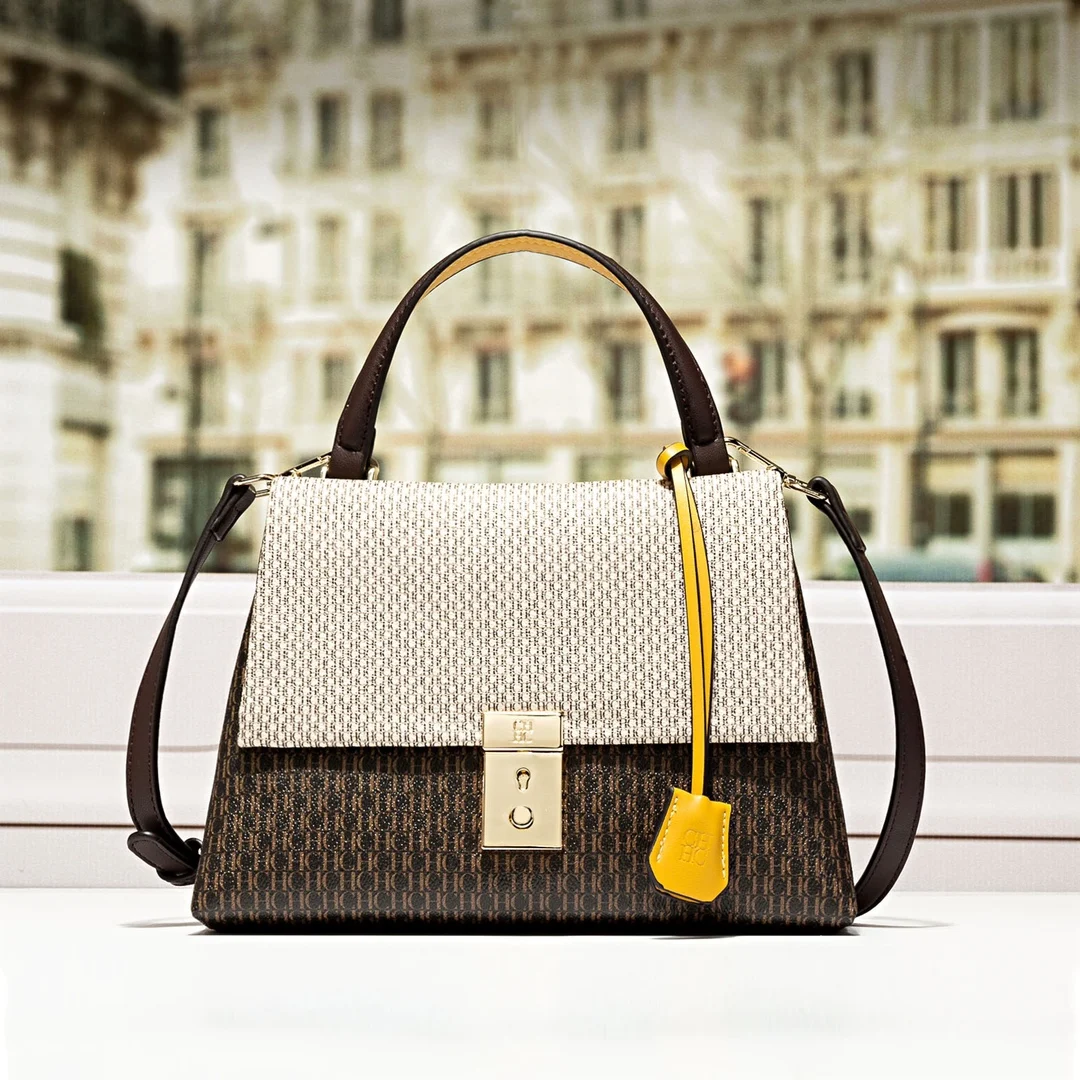 

2021 New Fashion Panelled Shoulder Bags High Quality Women Purse and Handbags Unique Designer CH Brand Louis Small Square Bags
