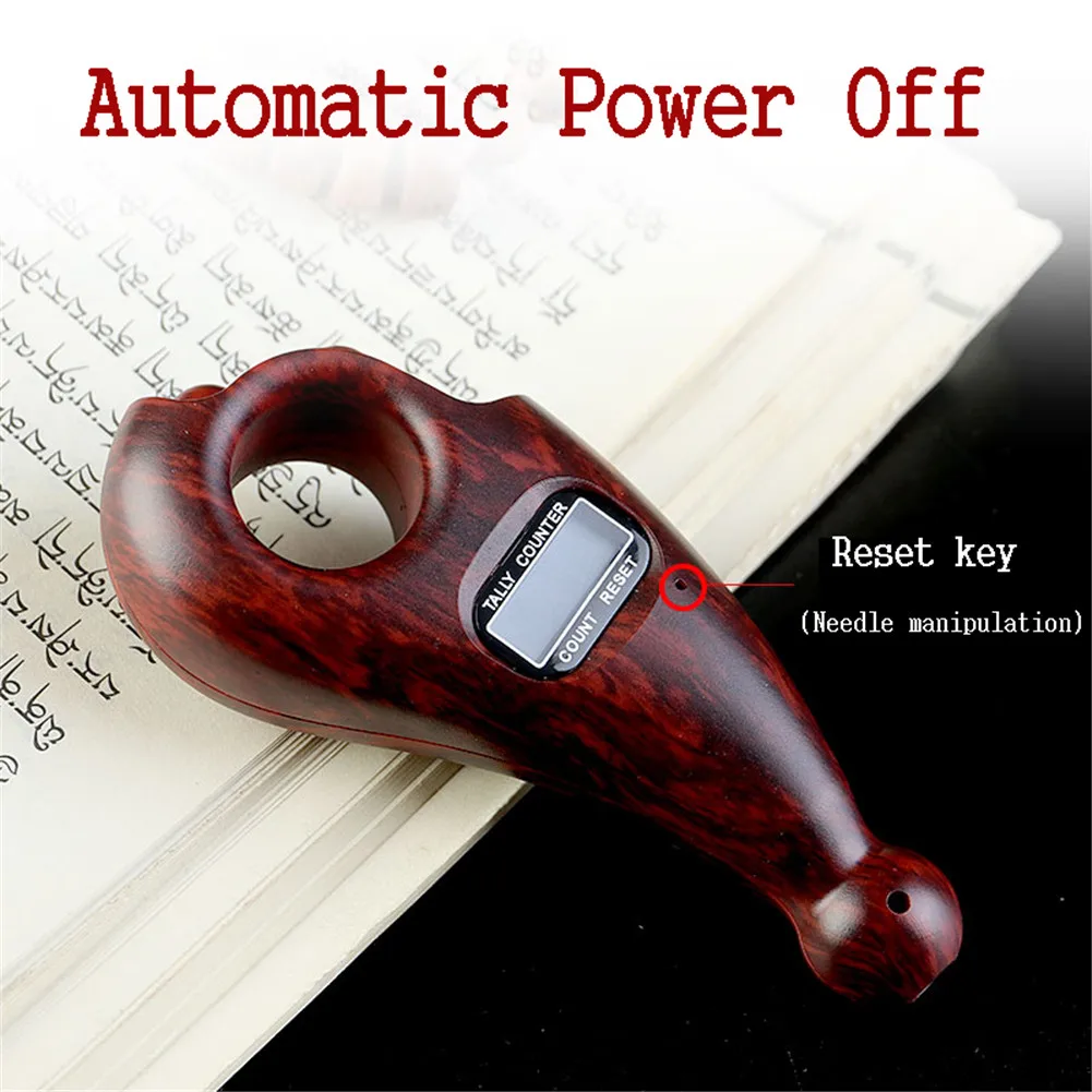 Цифровой счетчик пальцев с ЖК дисплеем электронный цифровой Tally Namo Amituofo Buddha Beads