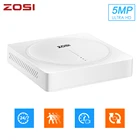 Камера видеонаблюдения ZOSI H.265, компактный Гибридный регистратор для систем безопасности, 8 каналов, TVI DVR, AHD, CVI, TVI, CVBS, 5 МП, PTZ
