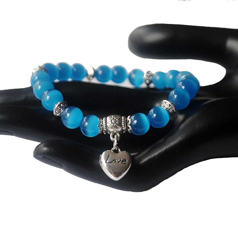 2016 Лидер продаж модные женские браслеты в Корейском стиле с опаловыми бусинами