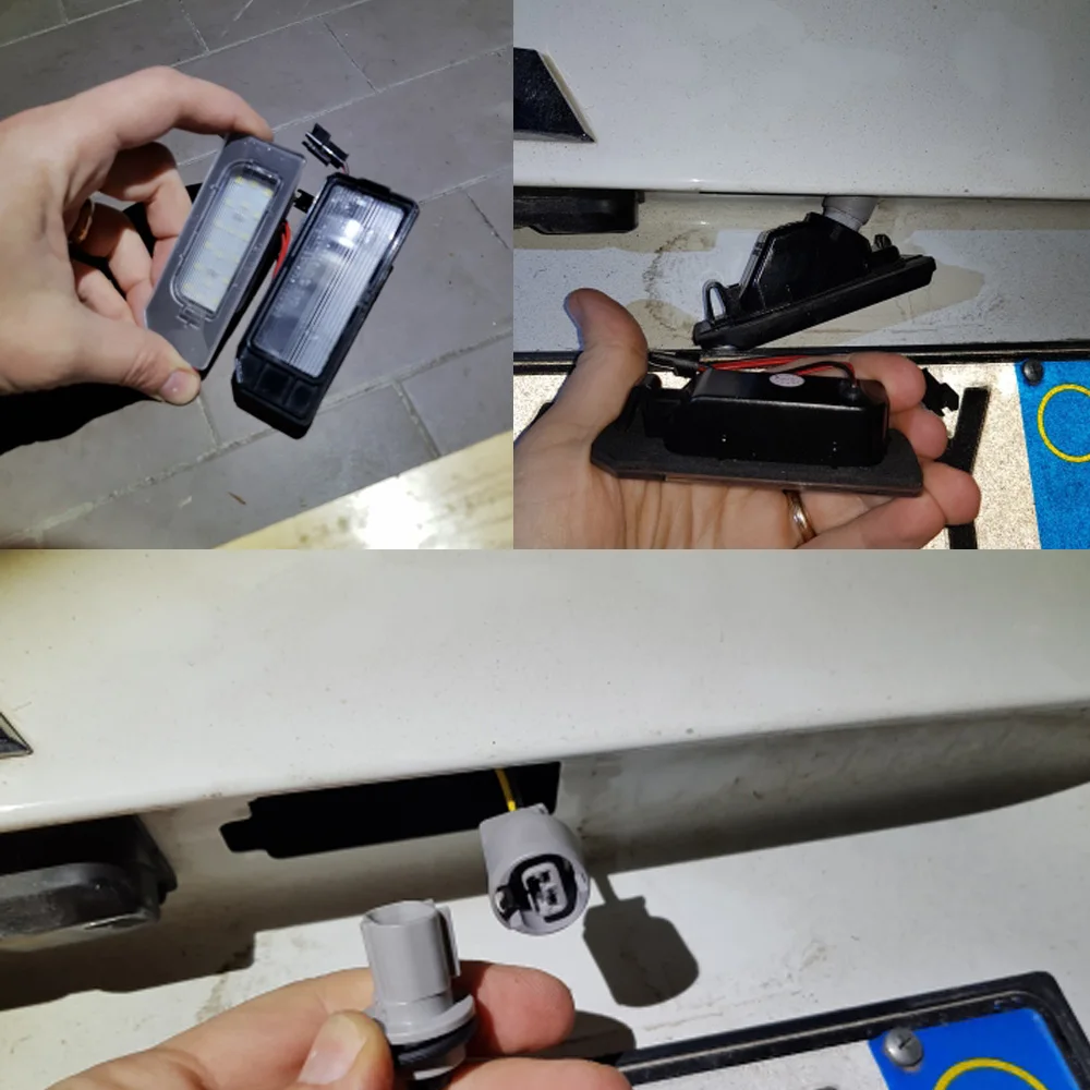 2 шт. для Mitsubishi ASX 2011 2012 2013 2014 18 светодиодный номерной знак освесветильник лампа