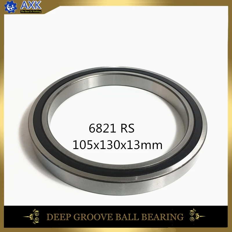 6821 2RS ABEC 1 105x130x13 мм метрические тонкие подшипники 61821 RS 6821RS|Валы| |