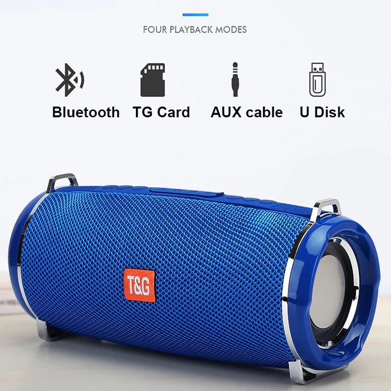 Powerful Bluetooth Speaker Large Speaker Bluetooth 5.0 Stereo Music Playe Center Soundbox for PC Computer Smartphone With Light