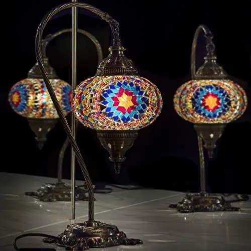 Турецкая лампа Тиффани 2021 мозаичное витражное стекло бохо Марокканский Фонарь