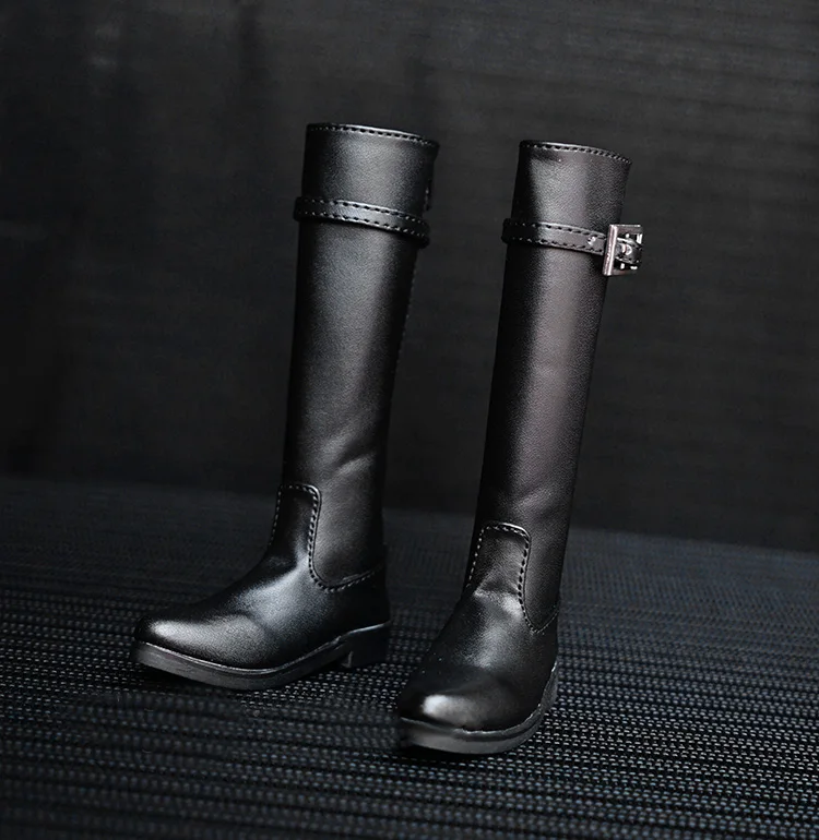 

BJD doll shoes are suitable for 1/3 1/4 MSD Uncle doll size black individuality fashion high military boot doll accessories