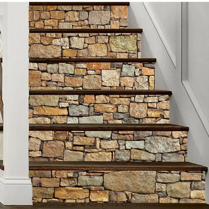 Самоклеящаяся 3D Наклейка на стену из ПВХ 6 шт./компл. | Дом и сад